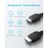 Anker HDMI 2.1 Cable 8K@60Hz, Ultra HD 4K@120Hz HDMI Cord,48 Gbps Certified Ultra High-Speed, 1.8M, Compatible with PlayStation 5, Xbox, Samsung TVs, and More - Black